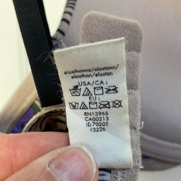 CALVIN KLEIN peacock feather print padded bra - Picture 8 of 11